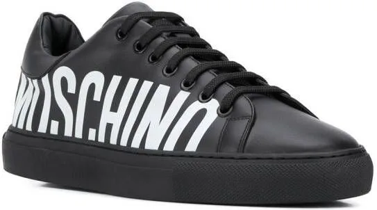 Moschino logo-print sneakers Black