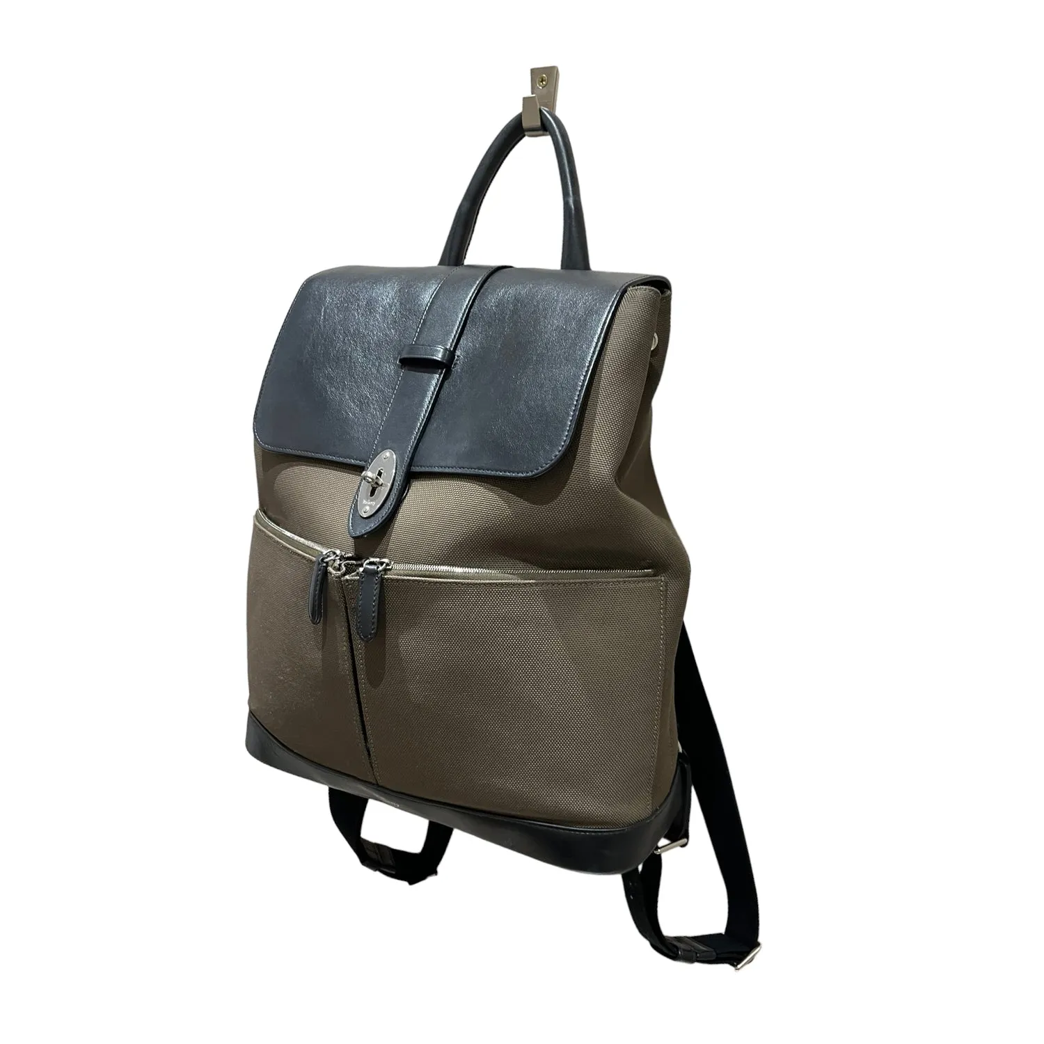 Mulberry Khaki and Black 'Reston' Backpack