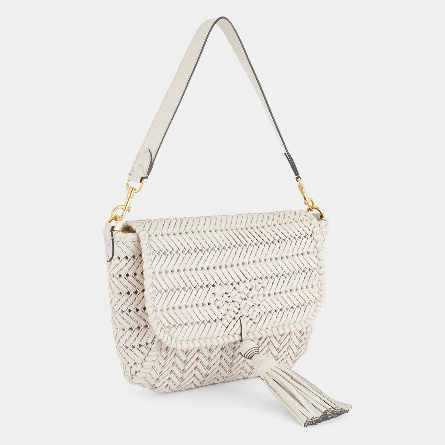 Neeson Tassel Shoulder Bag-              