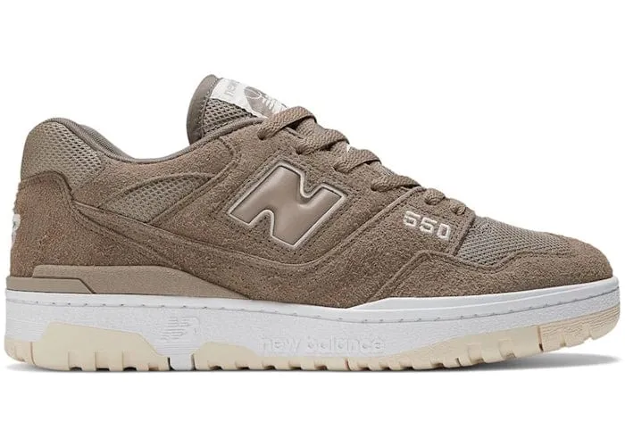 New Balance 550 Suede Mushroom