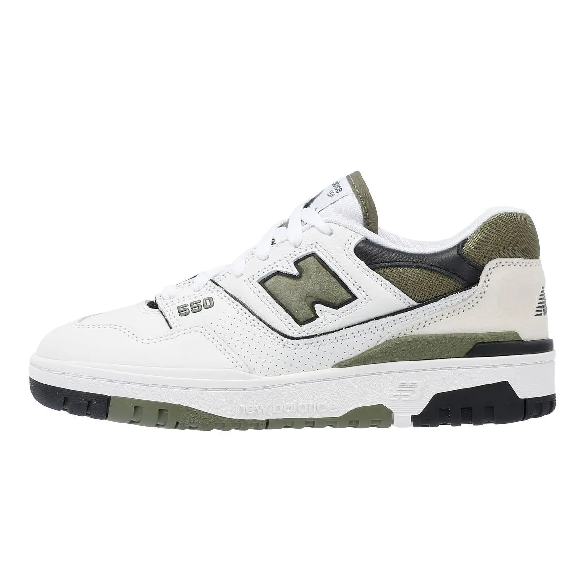 New Balance 550 White/Khaki Trainers