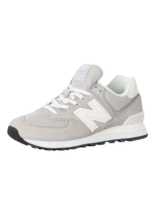 New Balance 574 Suede Trainers - Grey