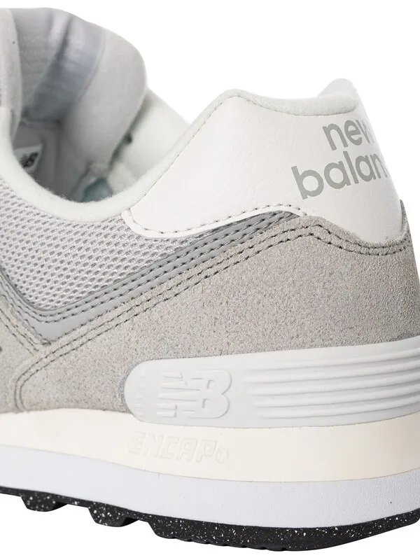 New Balance 574 Suede Trainers - Grey