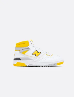 NEW BALANCE 650 WHITE YELLOW   YELLOW