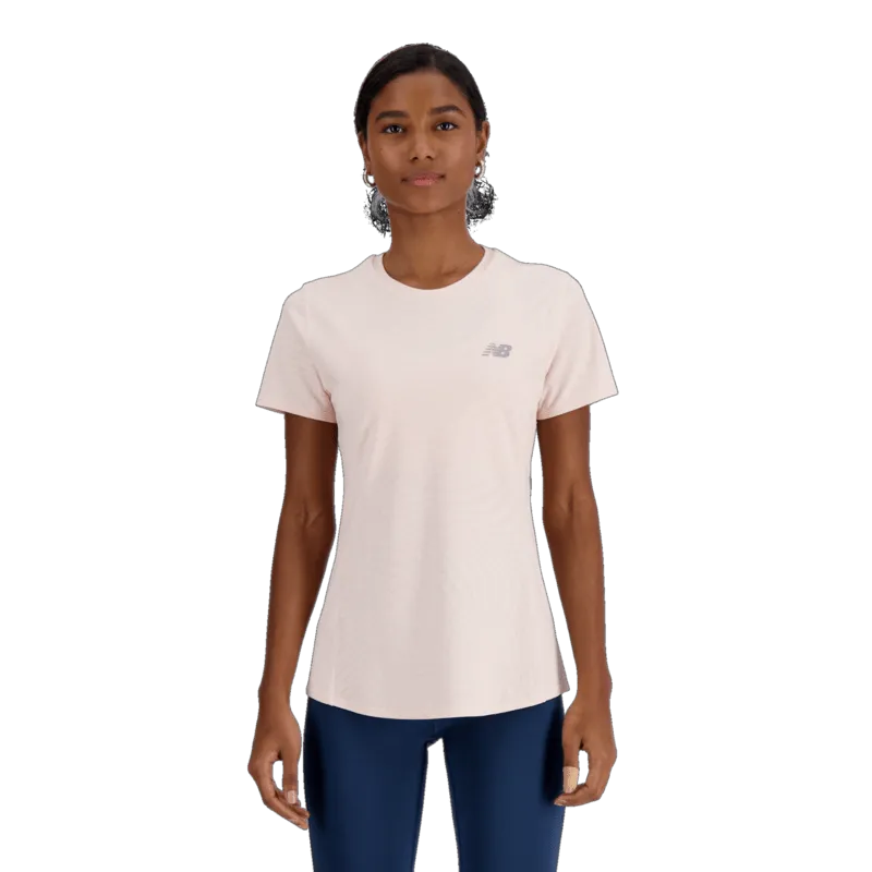 New Balance Women's Jacquard Slim T-Shirt