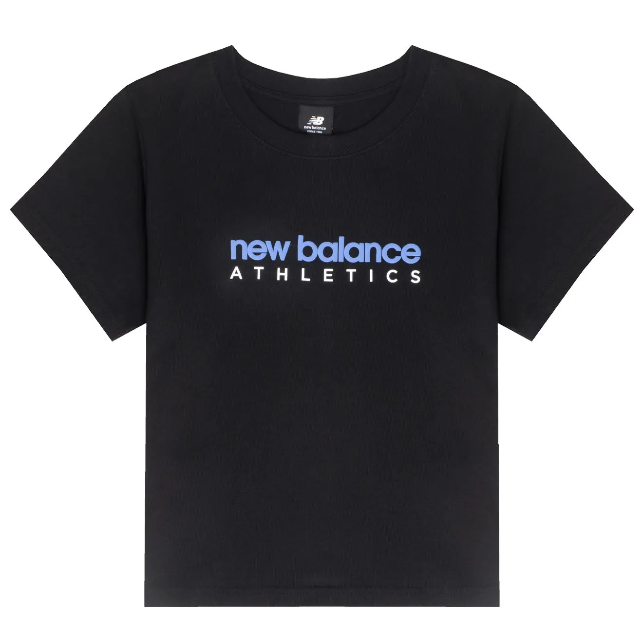 New Balance Womens NB Athletics Slim Tee Black