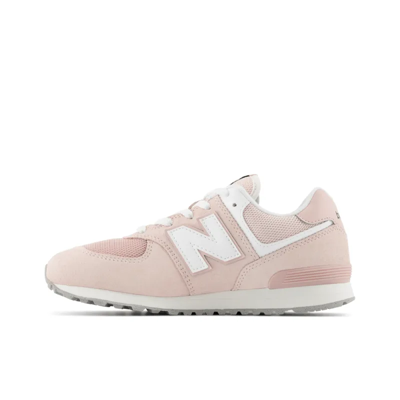 New Balance Youth Girls 574 Running Shoe - GC574FPP (Wide)