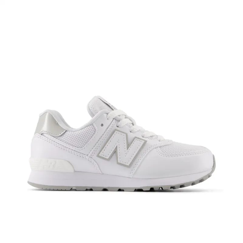 New Balance Youth Girls 574 Running Shoe - PC5742BE (Wide)