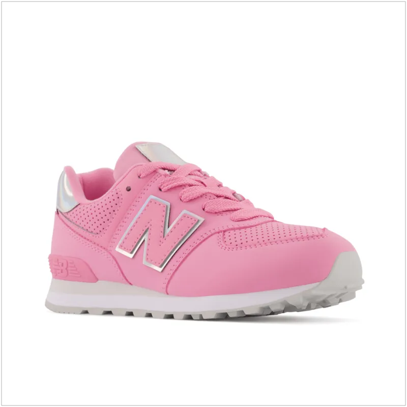 New Balance Youth Girls 574 Running Shoe - PC574HM1 (Wide)