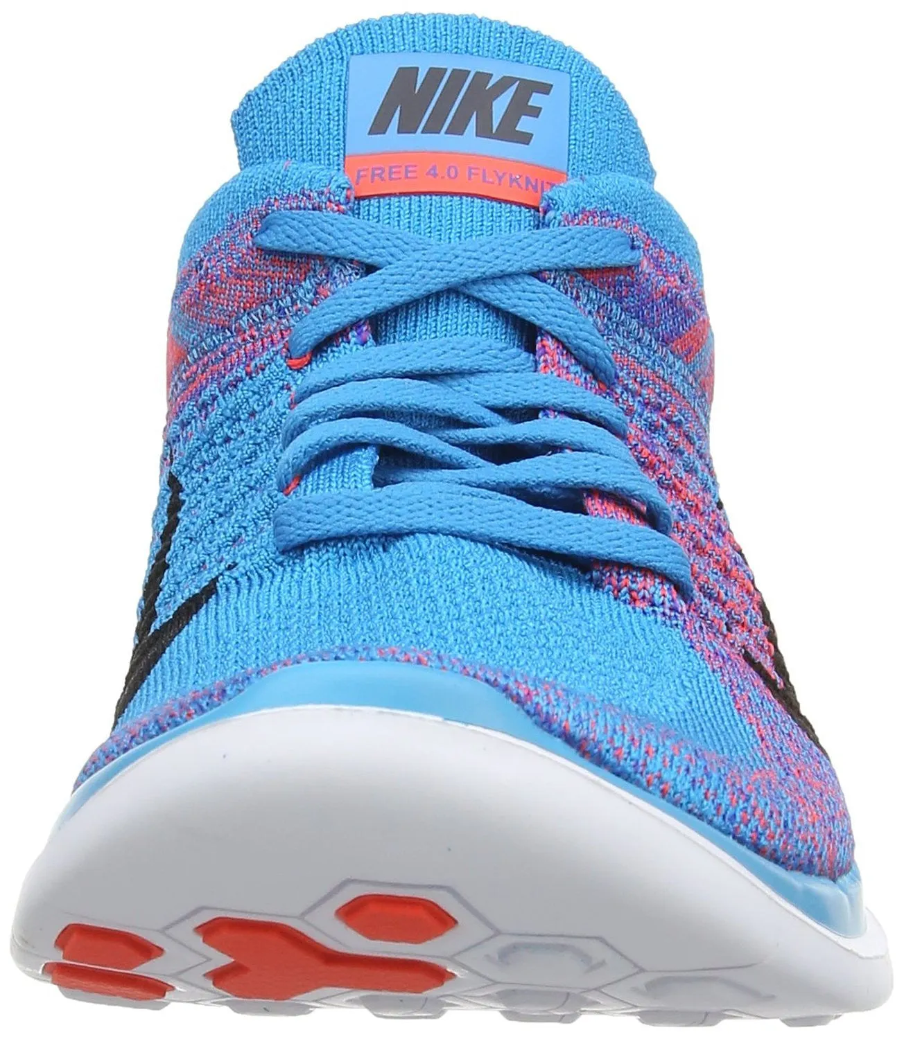 Nike Free 4.0 Flyknit Round Toe Synthetic Running Shoe