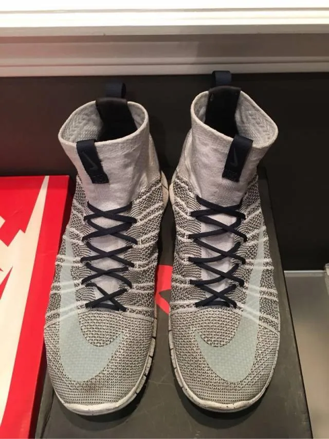 Nike free flyknit mercurial superfly pure platinum