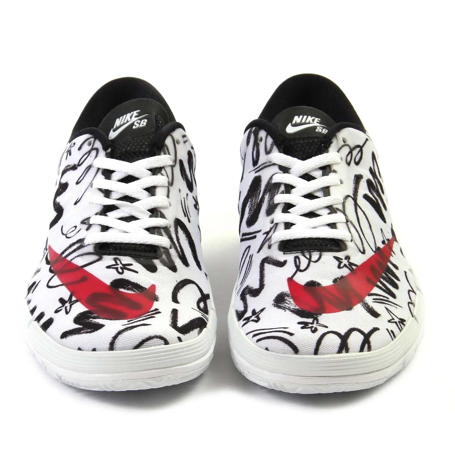 Nike Free R/R SB QS x Jarvis James (White/Gym Red-Black)