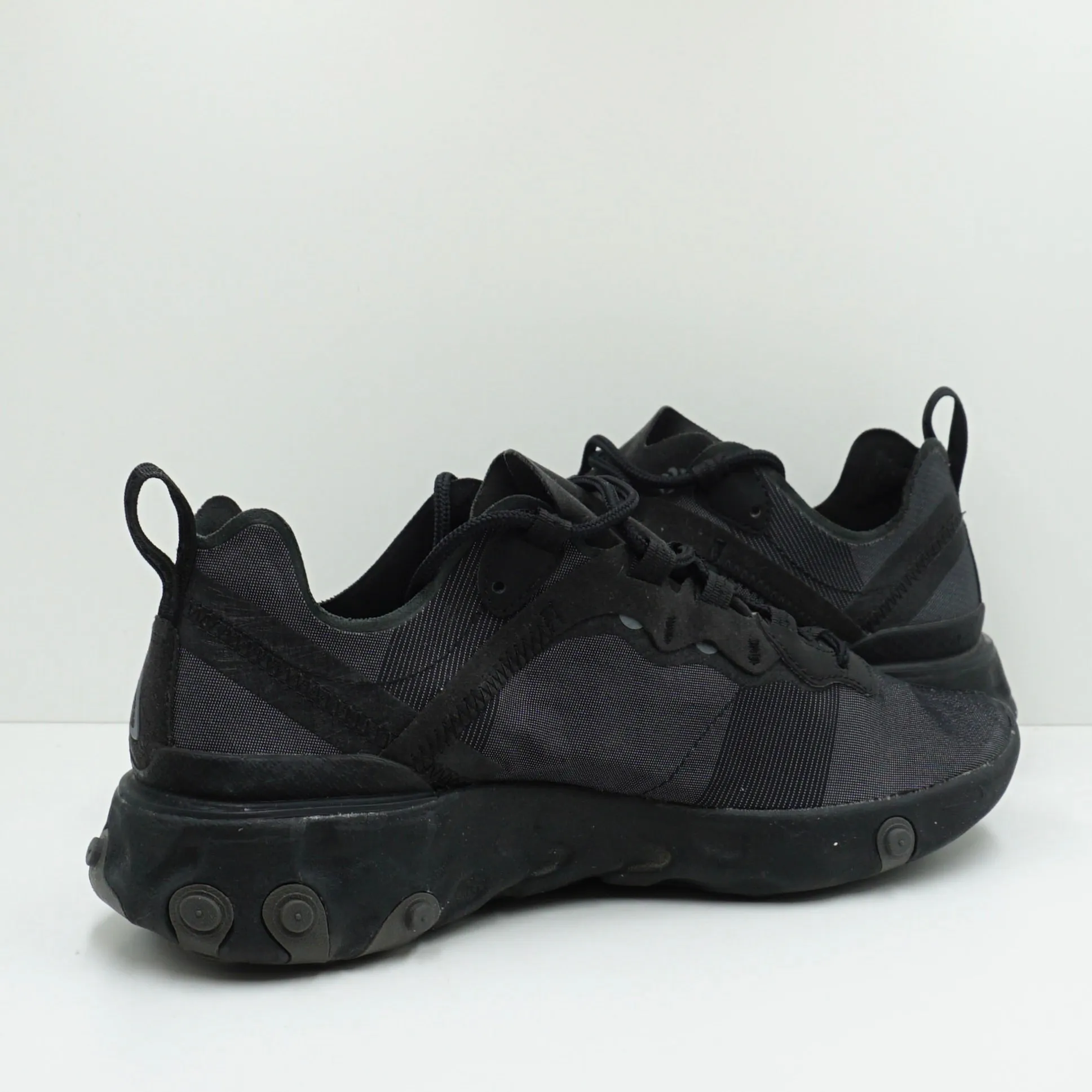 Nike React Element 55 Triple Black