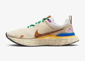 Nike React Infinity Run Flyknit 3 Premium Moving Company Phantom Oatmeal Citron Pulse DZ3025-001