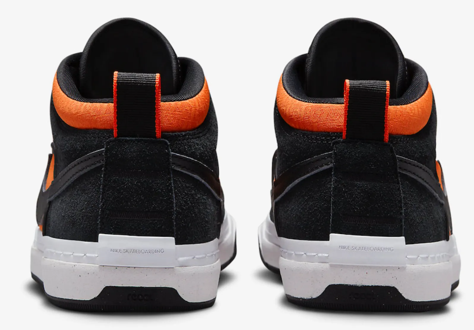 Nike SB React Leo Baker (Black/Electro Orange)