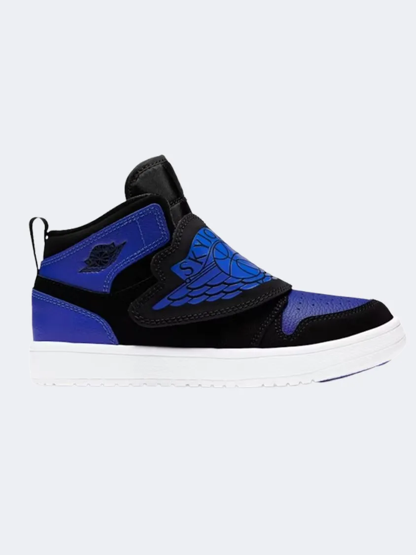 Nike Sky Jordan 1 PS Boys Lifestyle Shoes Black/Royal/White