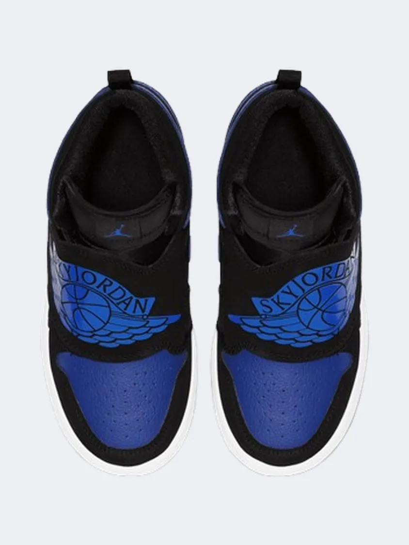 Nike Sky Jordan 1 PS Boys Lifestyle Shoes Black/Royal/White