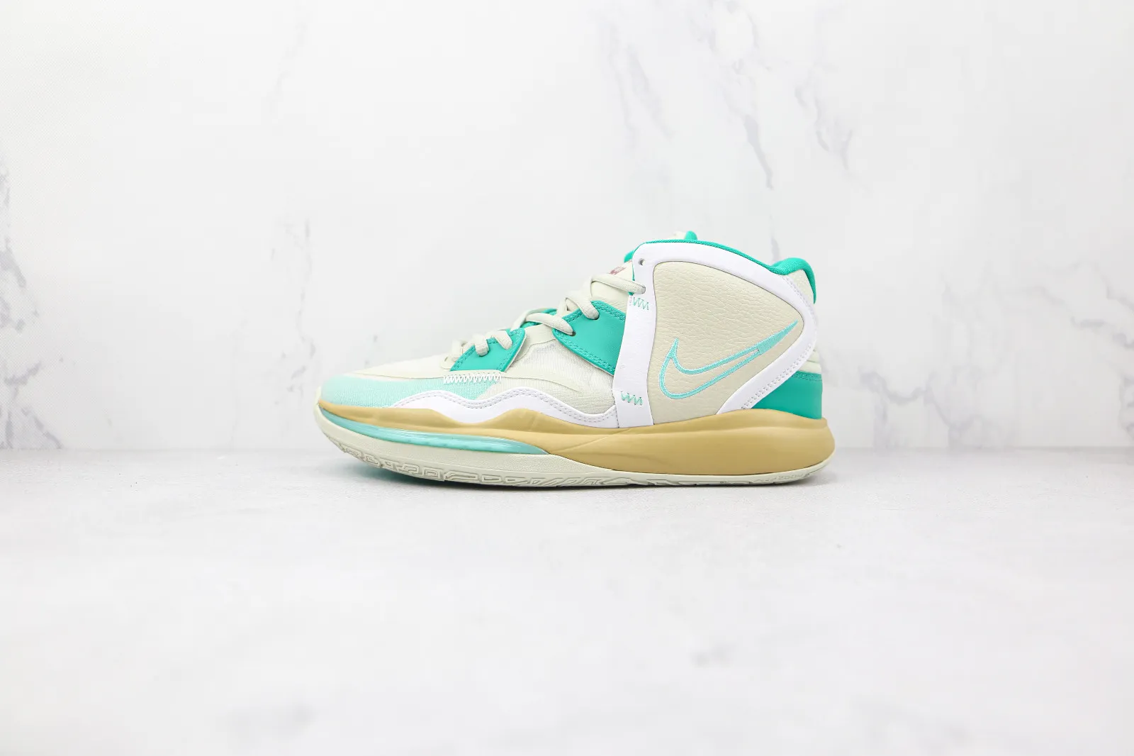 Nike Zoom Kyrie 8 Keep Sue Fresh Sea Glass Dynamic Turquoise Metallic Gold DC9134-002