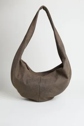 No. 250 Crossed Leather Bag in Brown Leather