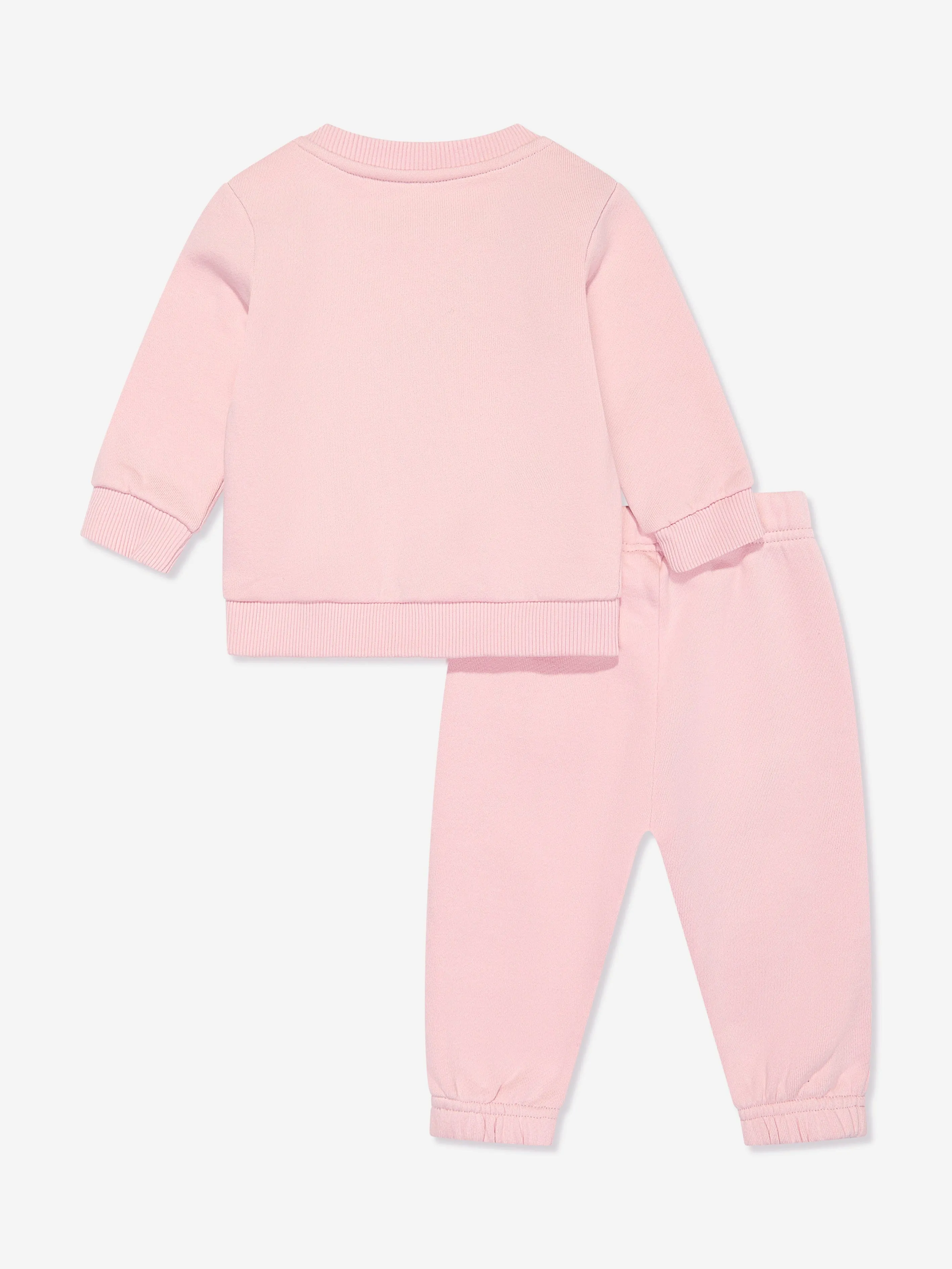 Off-White Baby Girls Bookish Flowers Tracksuit in Pink