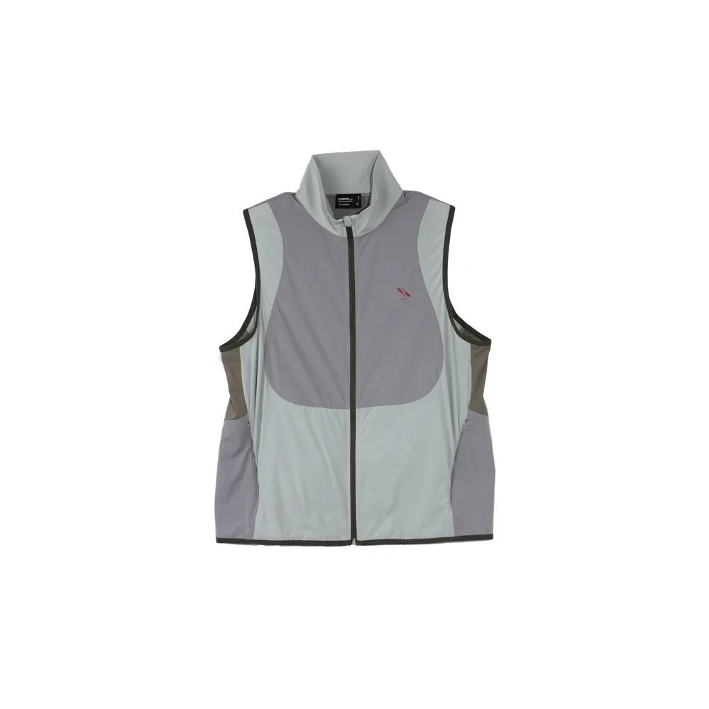 Patchwork Training Vest in Grey-