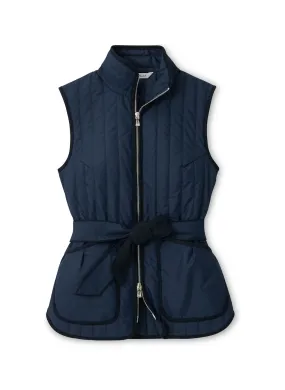 Peter Millar - Women's Scout Quilted Travel Vest - Navy