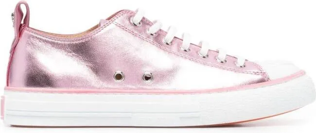 Philipp Plein Megastar metallic sneakers Pink