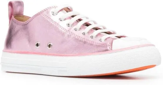 Philipp Plein Megastar metallic sneakers Pink