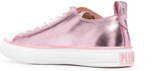 Philipp Plein Megastar metallic sneakers Pink