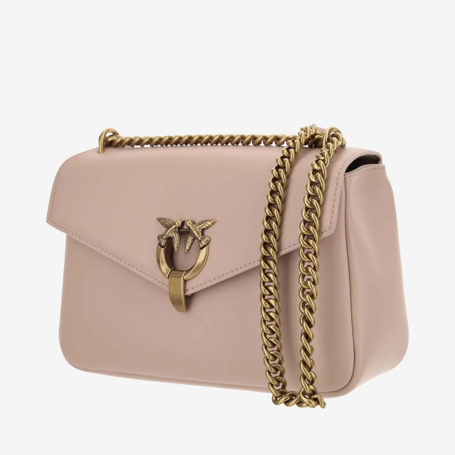 PINKO    Pinko Cupid Leather Shoulder Bag