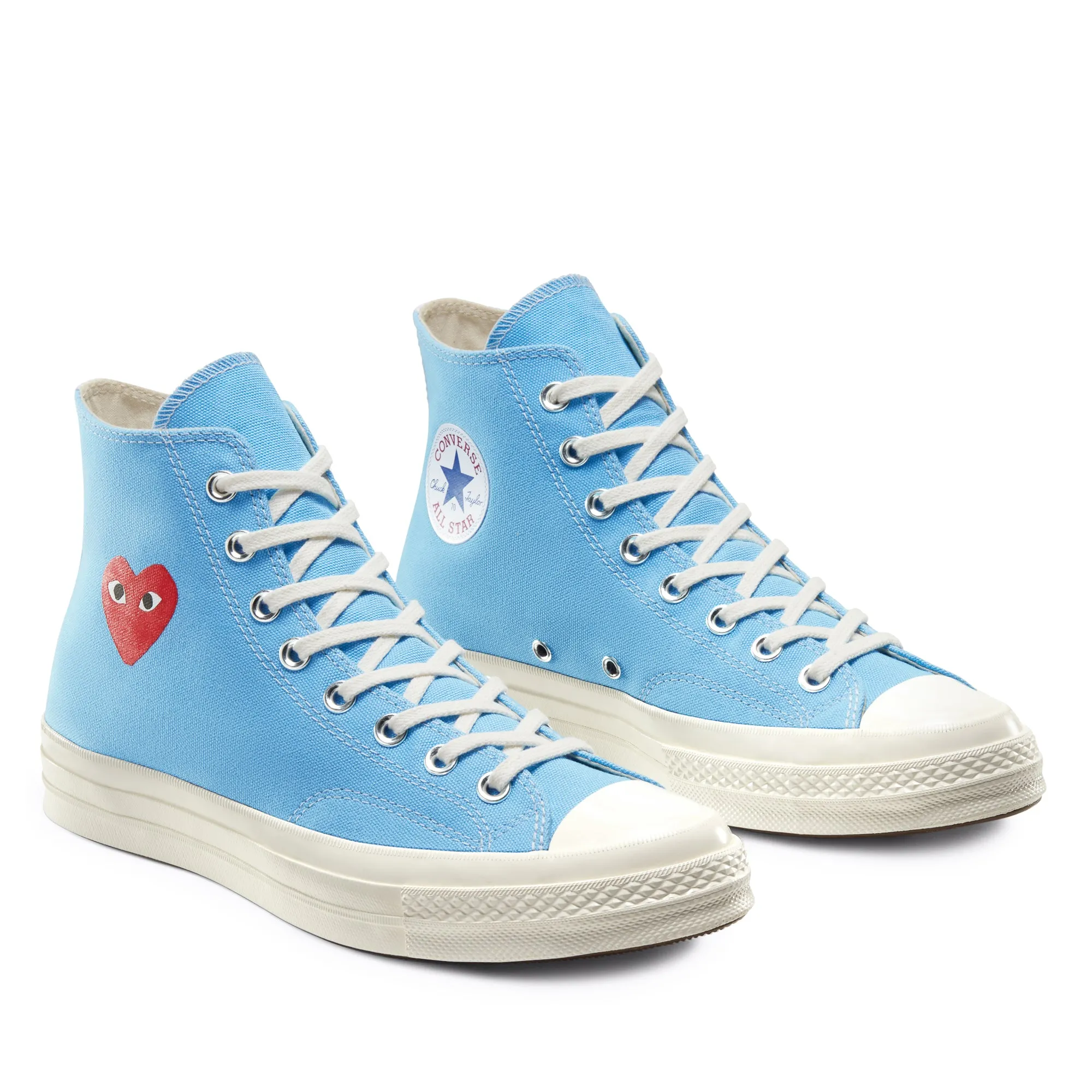 Play Converse Red Heart Chuck ’70 High Sneakers  Bright Blue