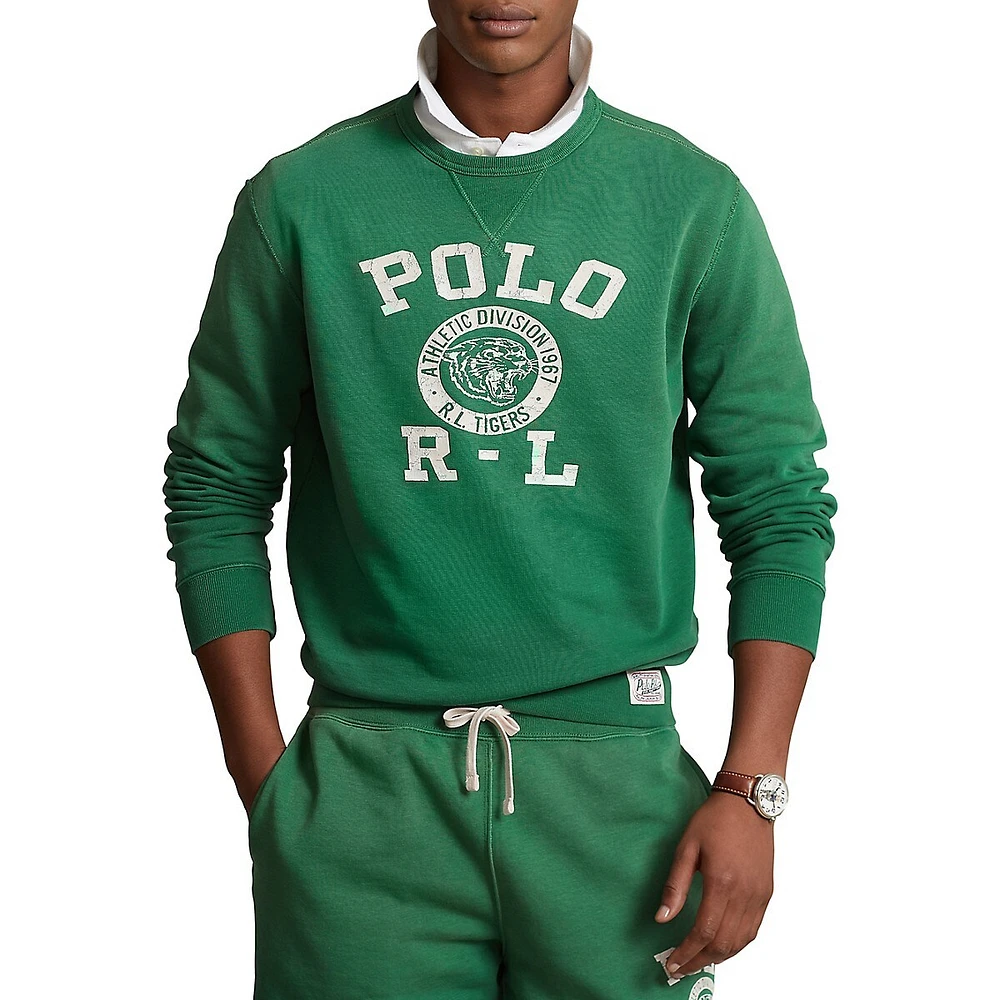 Polo Ralph Lauren Washed Fleece Logo Sweatshirt