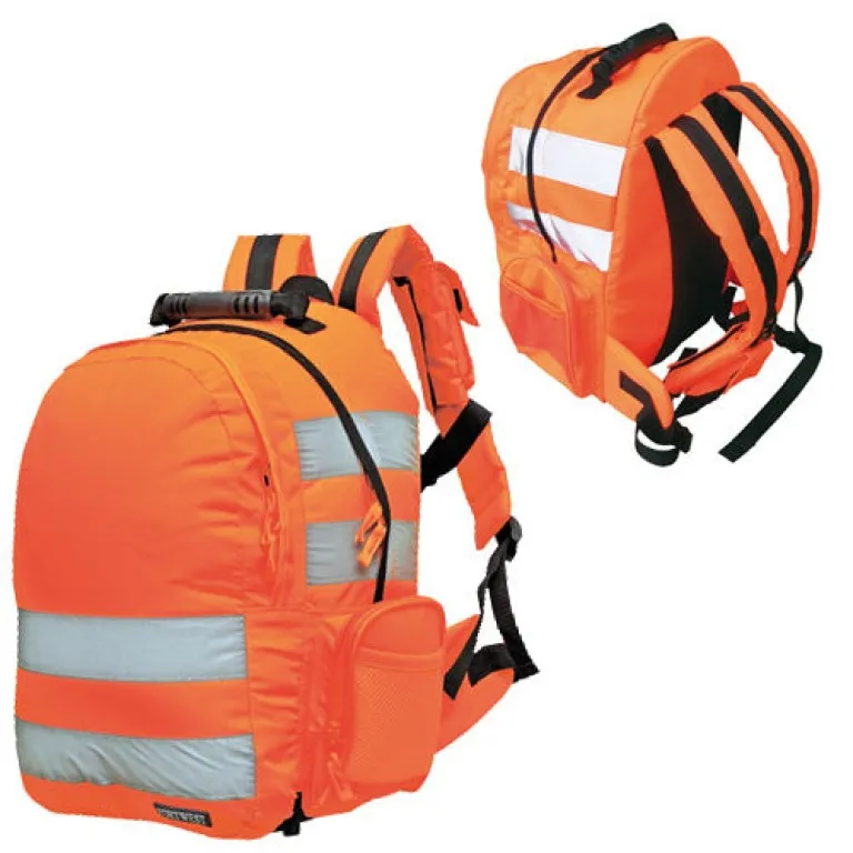 Portwest quick release Hi-Visibility Backpack Reflective 