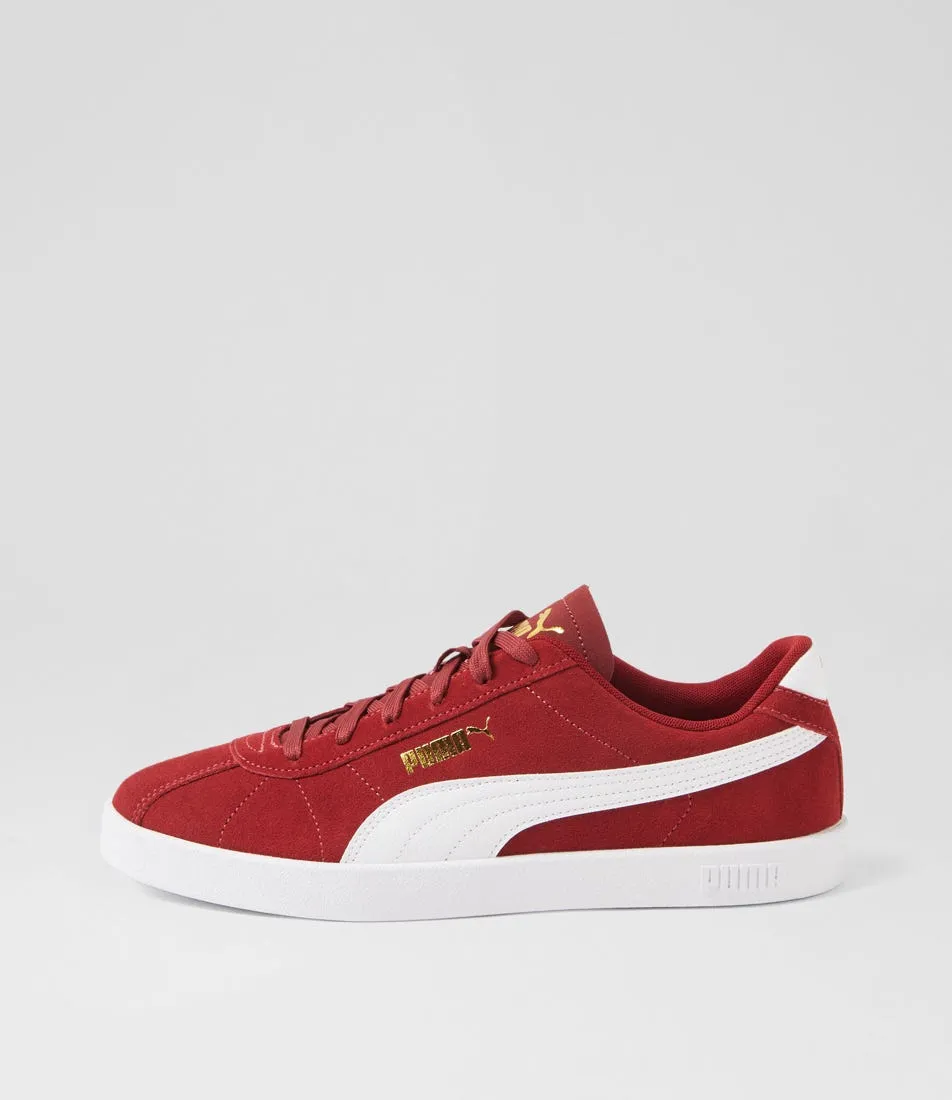 PUMA 397444 Puma Club 2 Red White Gold Sneakers