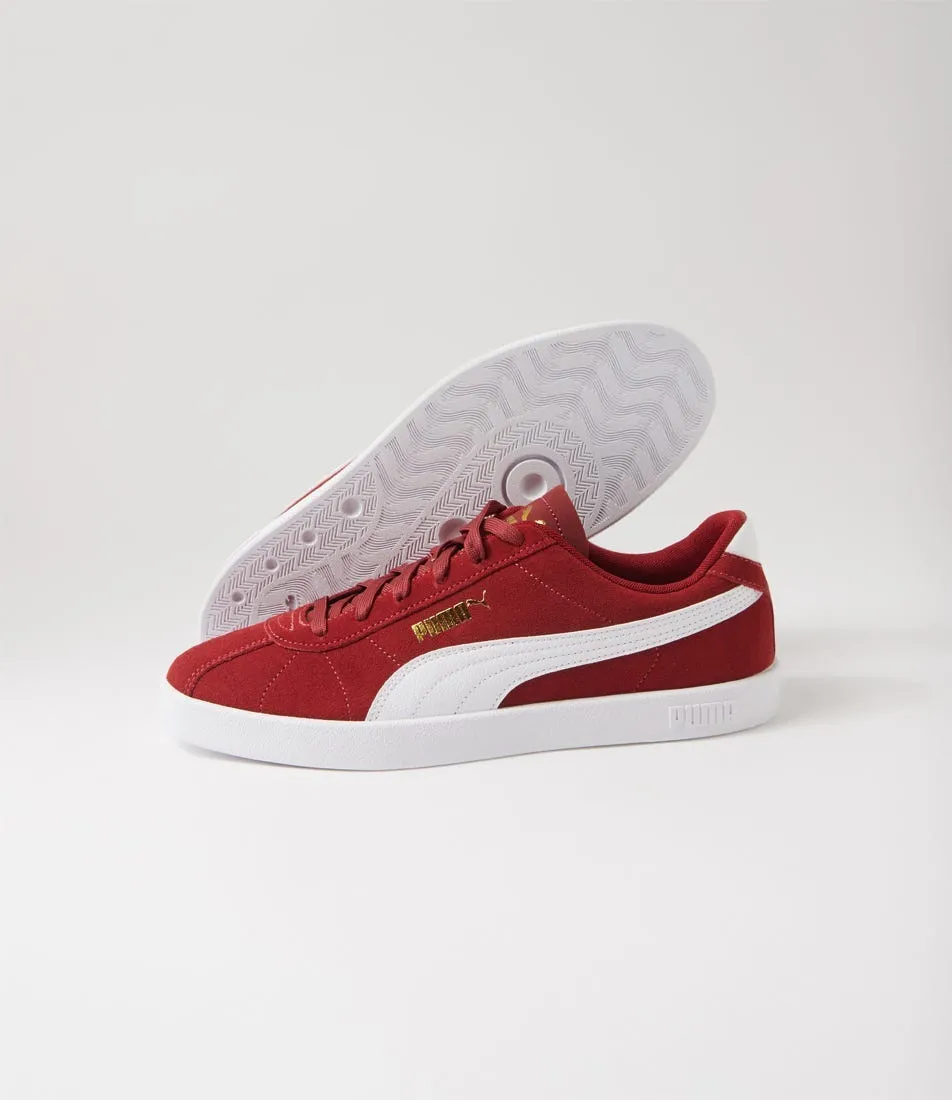 PUMA 397444 Puma Club 2 Red White Gold Sneakers