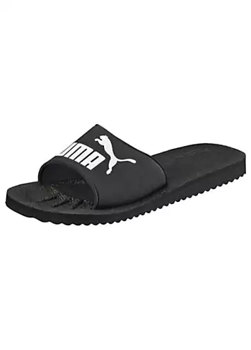 Puma Purecat Logo Print Sliders | Grattan