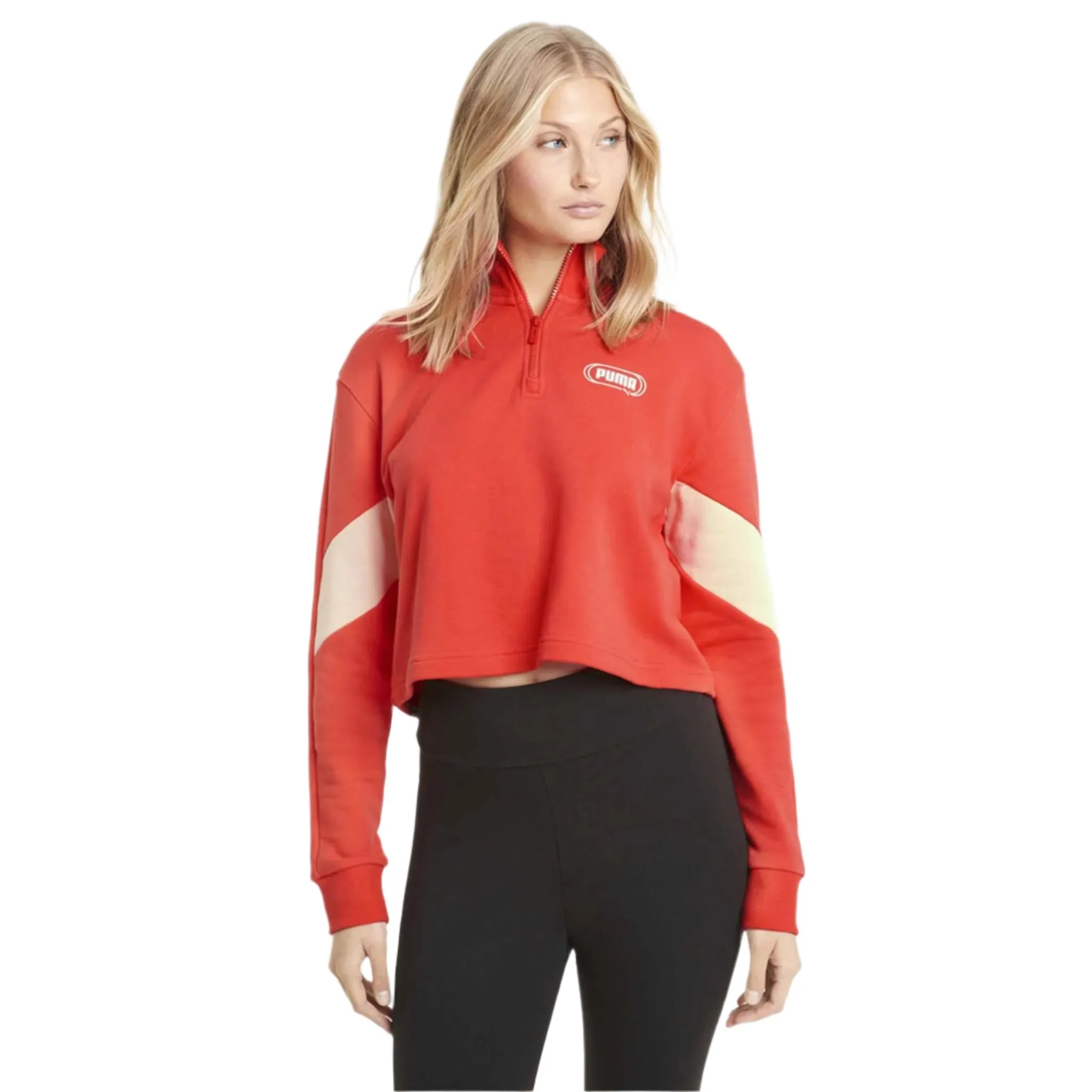 Puma Rebel Half-zip Crew TR pour femme