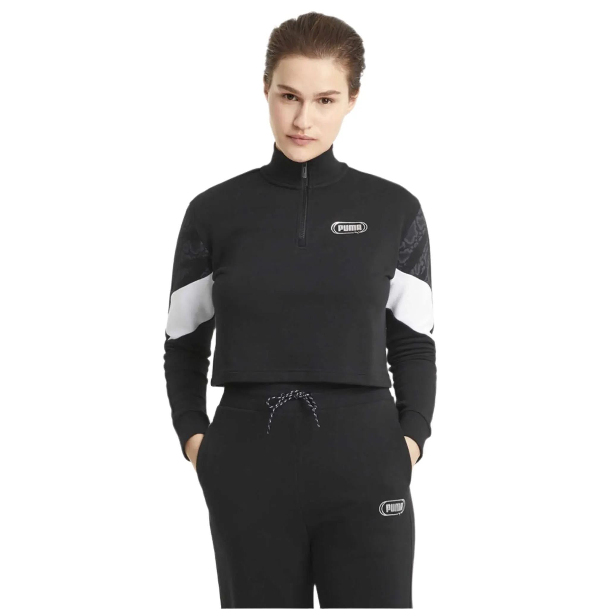 Puma Rebel Half-zip Crew TR pour femme