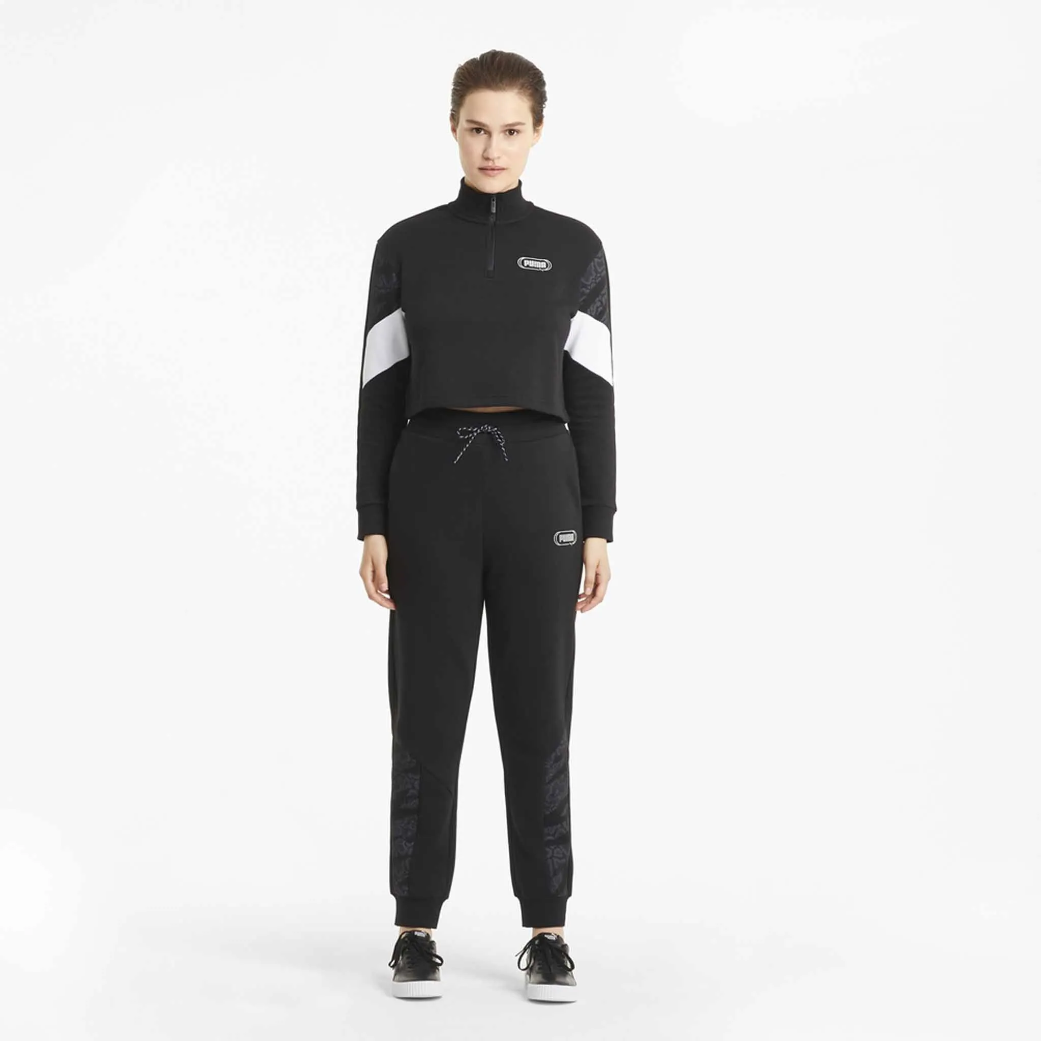 Puma Rebel Half-zip Crew TR pour femme