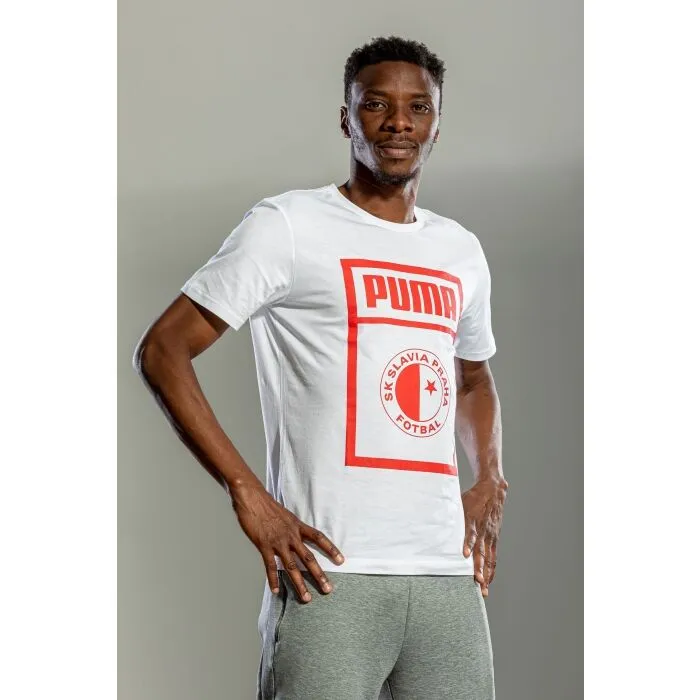 Puma SLAVIA PRAGUE GRAPHIC TEE JR