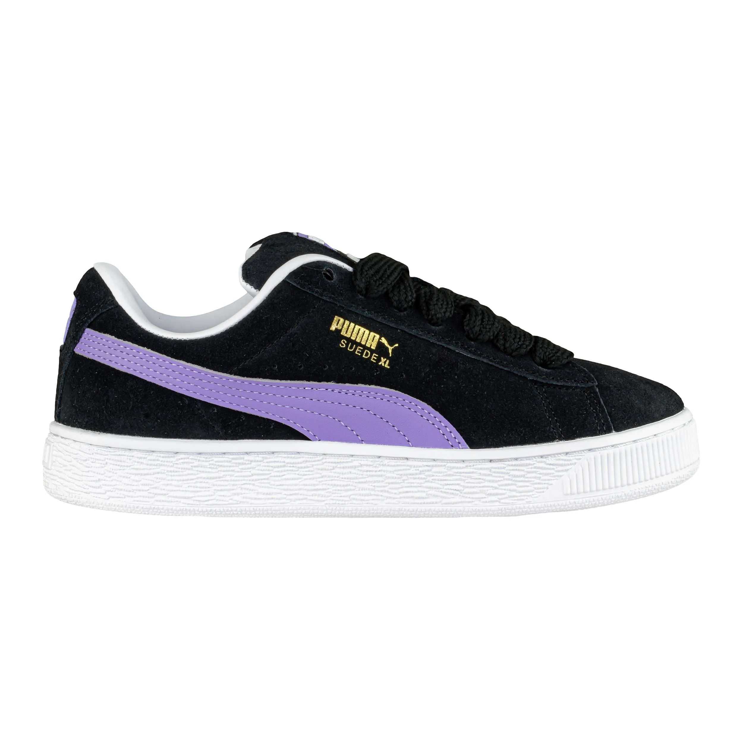 PUMA SUEDE XL 395205 27 PUMA BLACK-LAVENDER ALERT