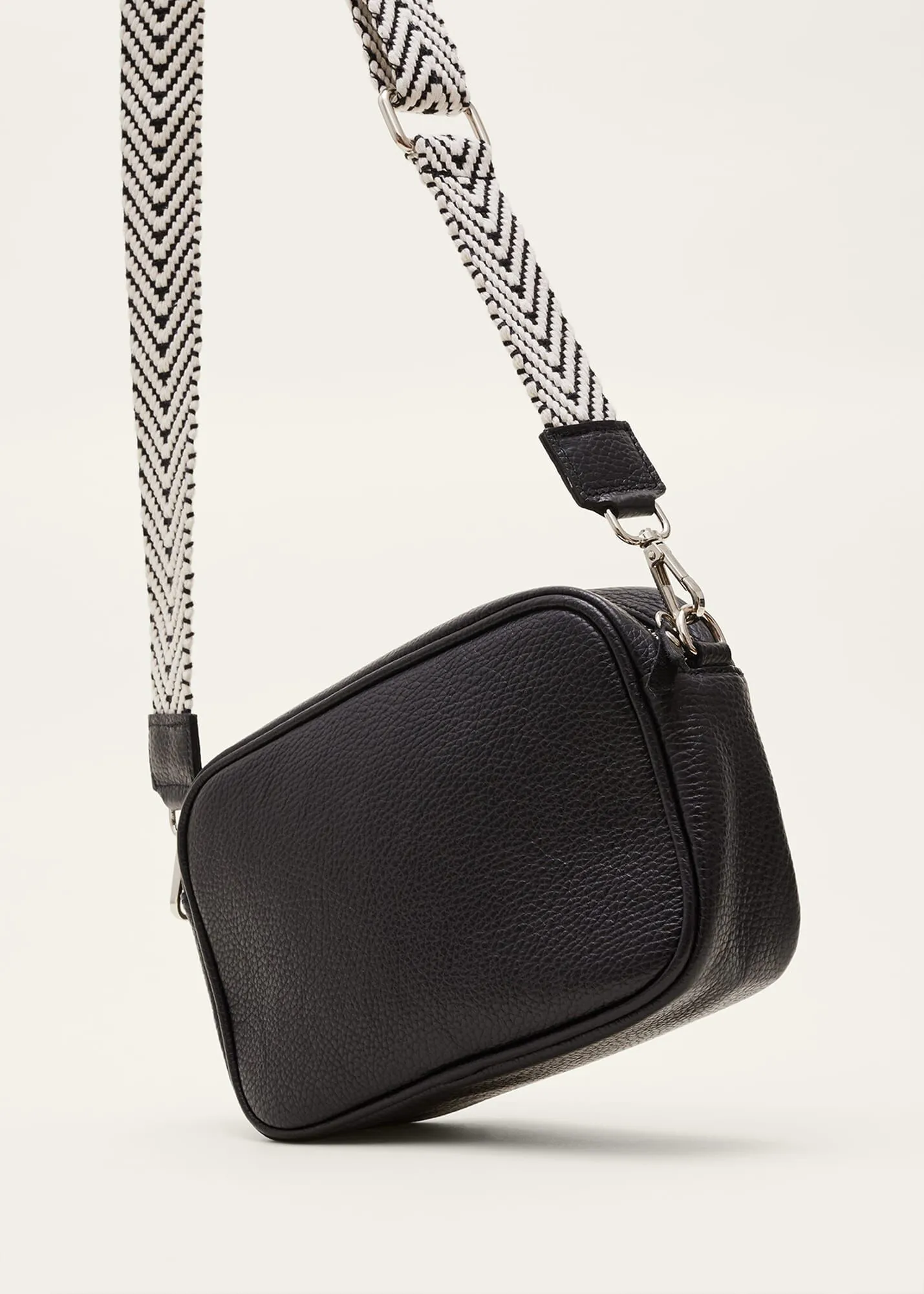 Reagan Leather Cross Body Strap Bag