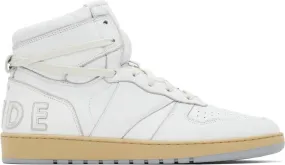 Rhude White Rhecess Hi Sneakers