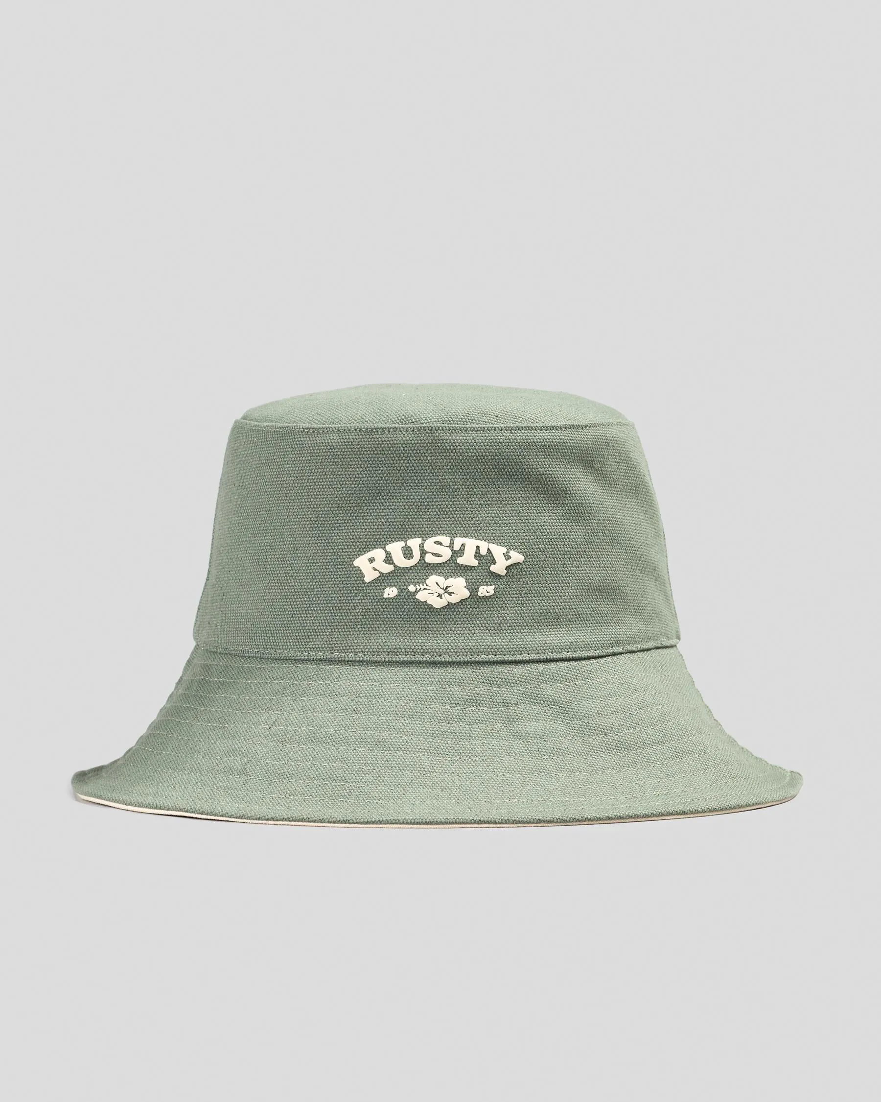 Rusty Aloha Reversible Bucket Hat