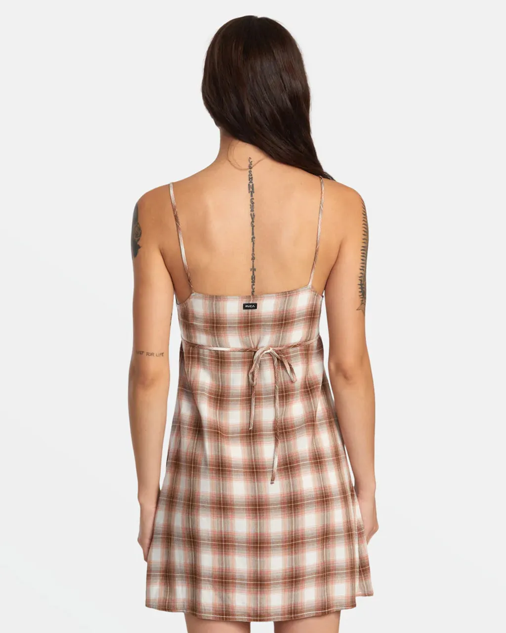 RVCA Hillside Mini Dress - Workwear Brown