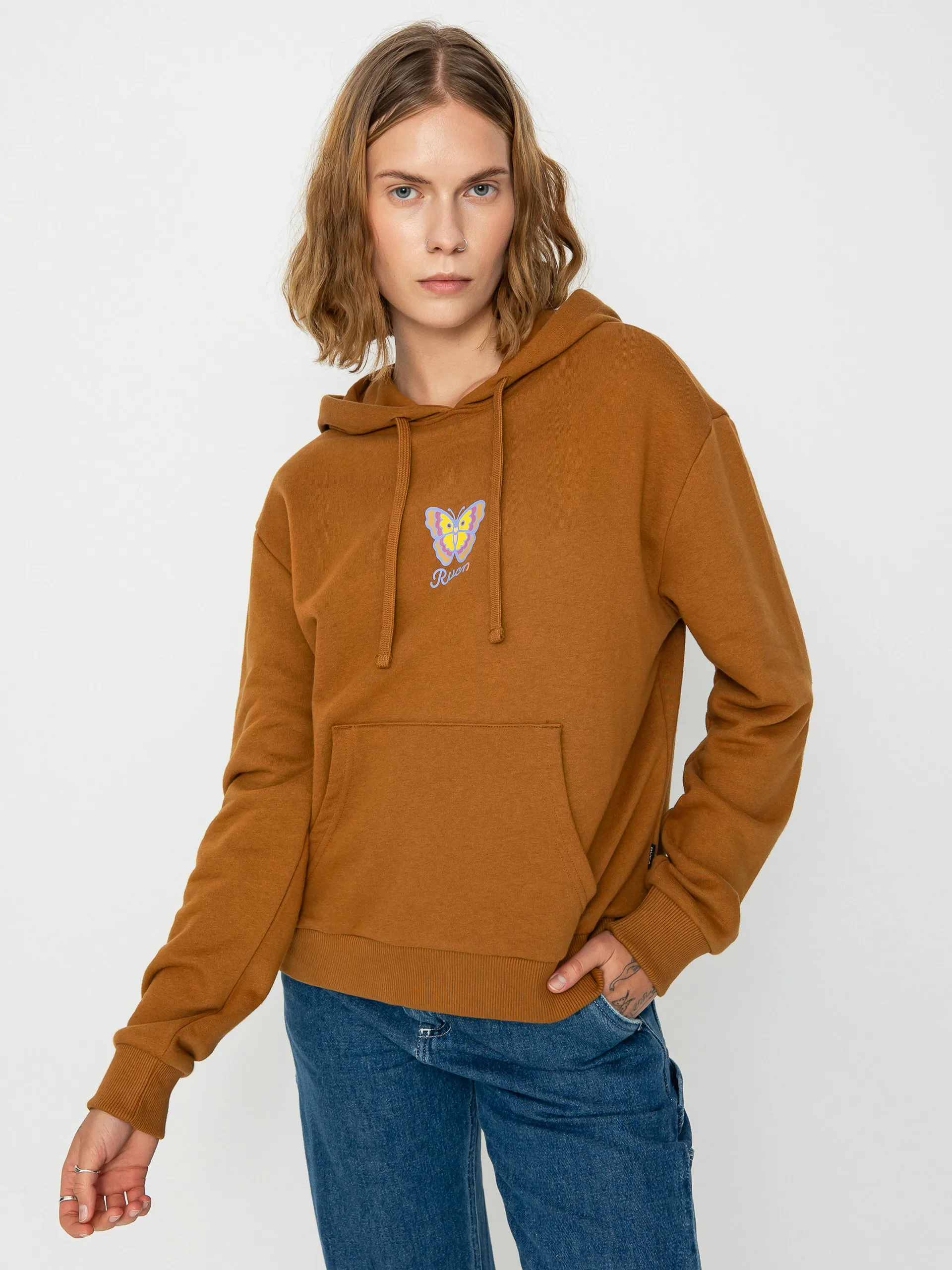 RVCA So Fly Sweatshirt Wmn (workwear brown)