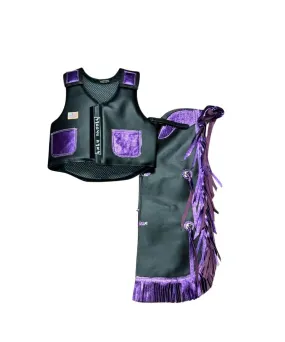 Saddle Barn Kids' Rodeo Chap & Vest Set