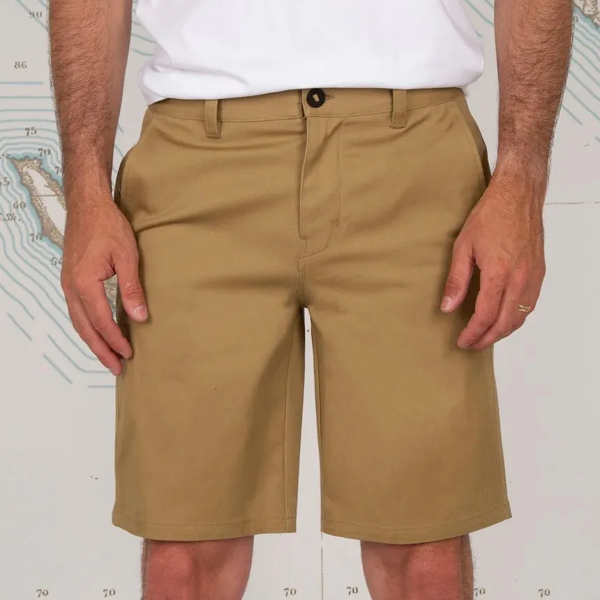 SALTY CREW DECKHAND CHINO WALKSHORT- WORKWEAR BROWN