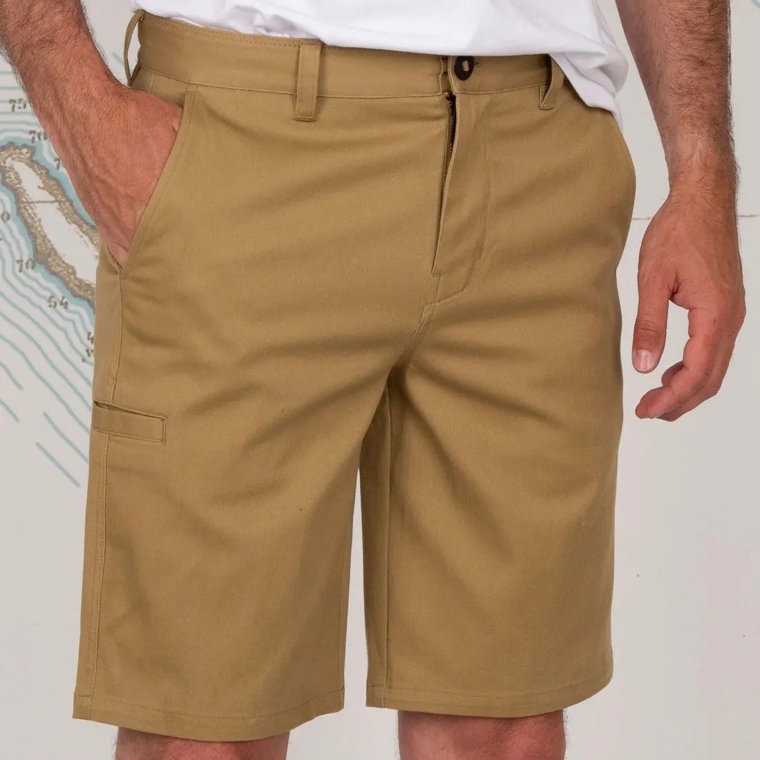 SALTY CREW DECKHAND CHINO WALKSHORT- WORKWEAR BROWN