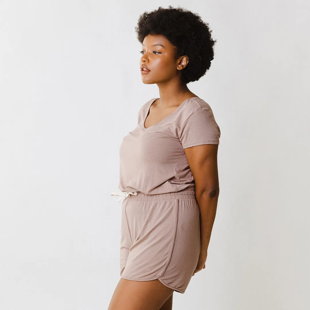 Serenity Romper, Mocha